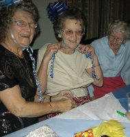Rotary House residents party