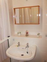 A modernised bathroom
